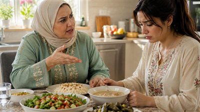 كل ما اعمل اكل لحماتي