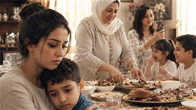 بيت بابا و ماما اول يوم العيد 