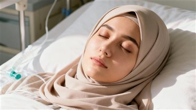 اختي كانت في المستشفى بتولد